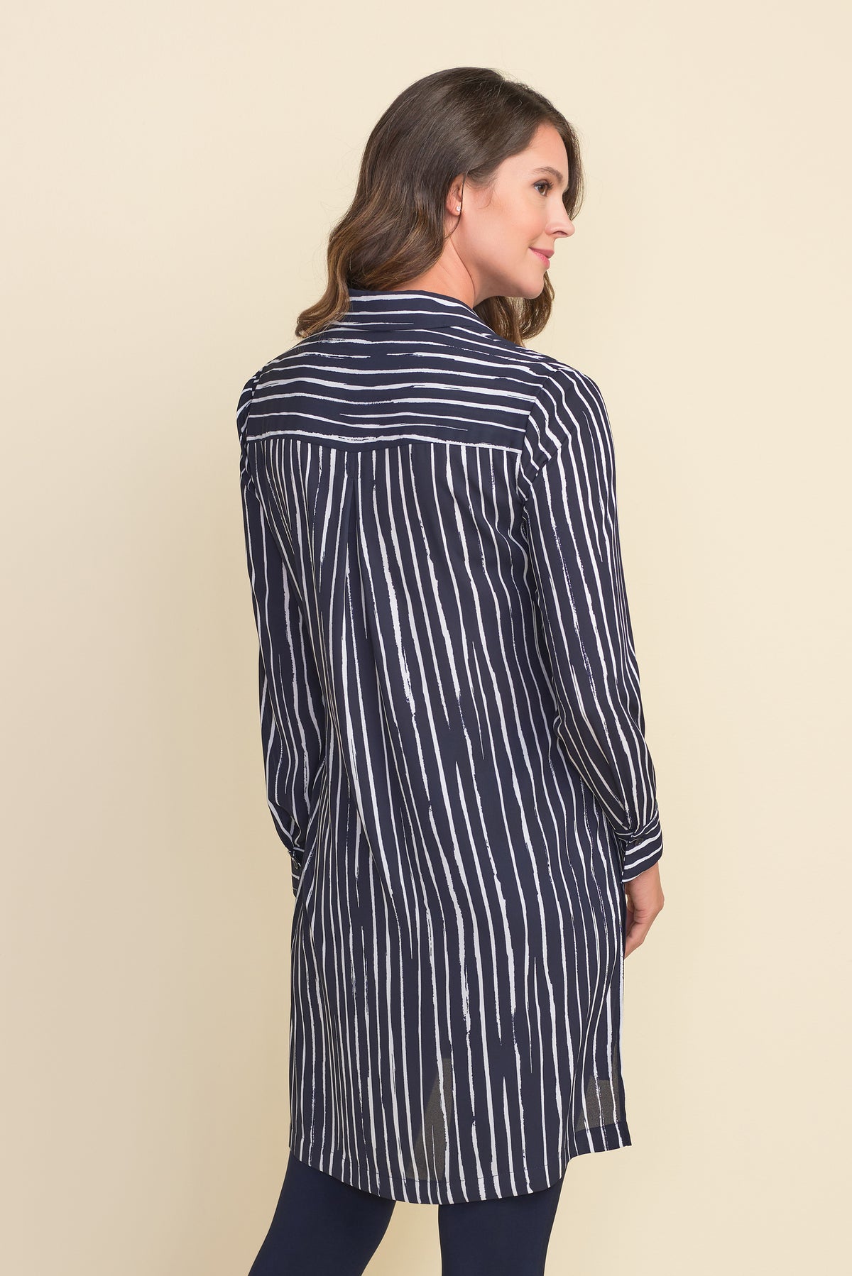 Joseph Ribkoff Horizontal Line Blouse