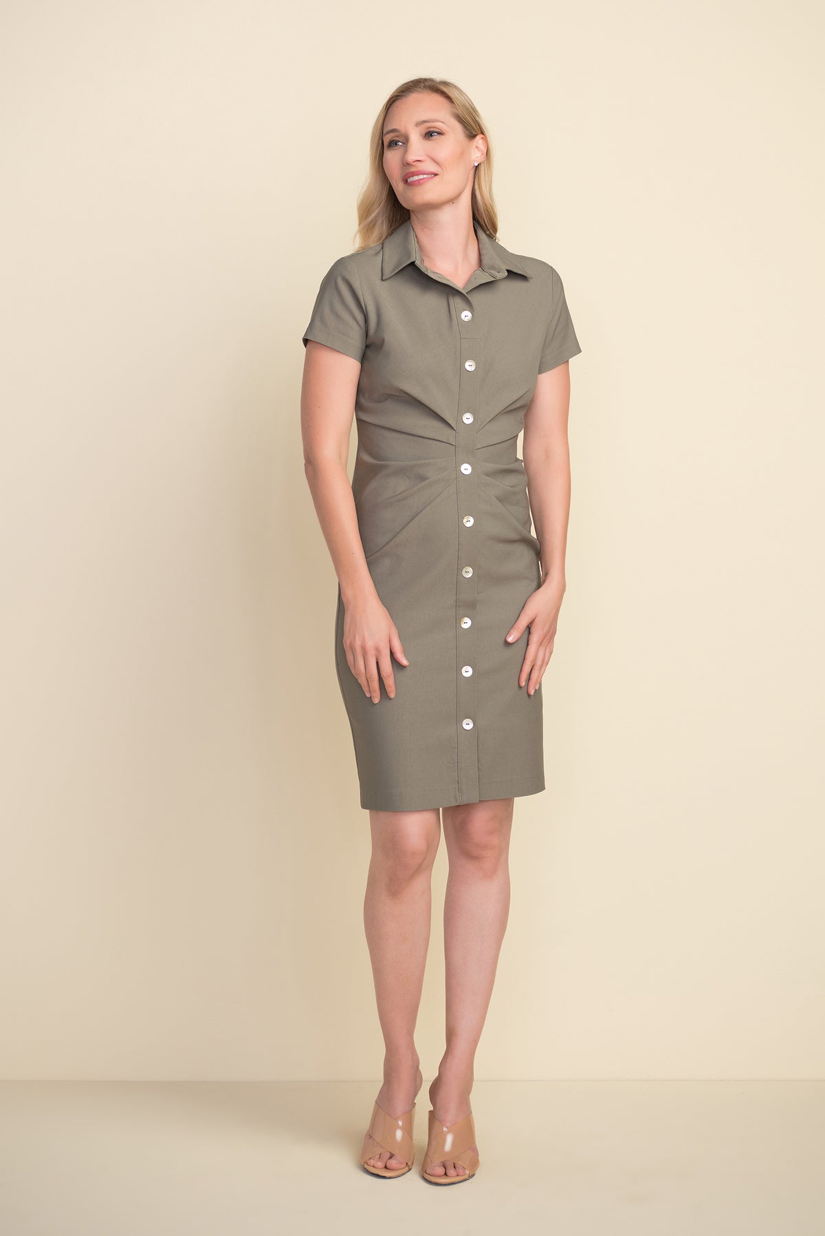 Joseph Ribkoff Short Sleeved Shirt Dress