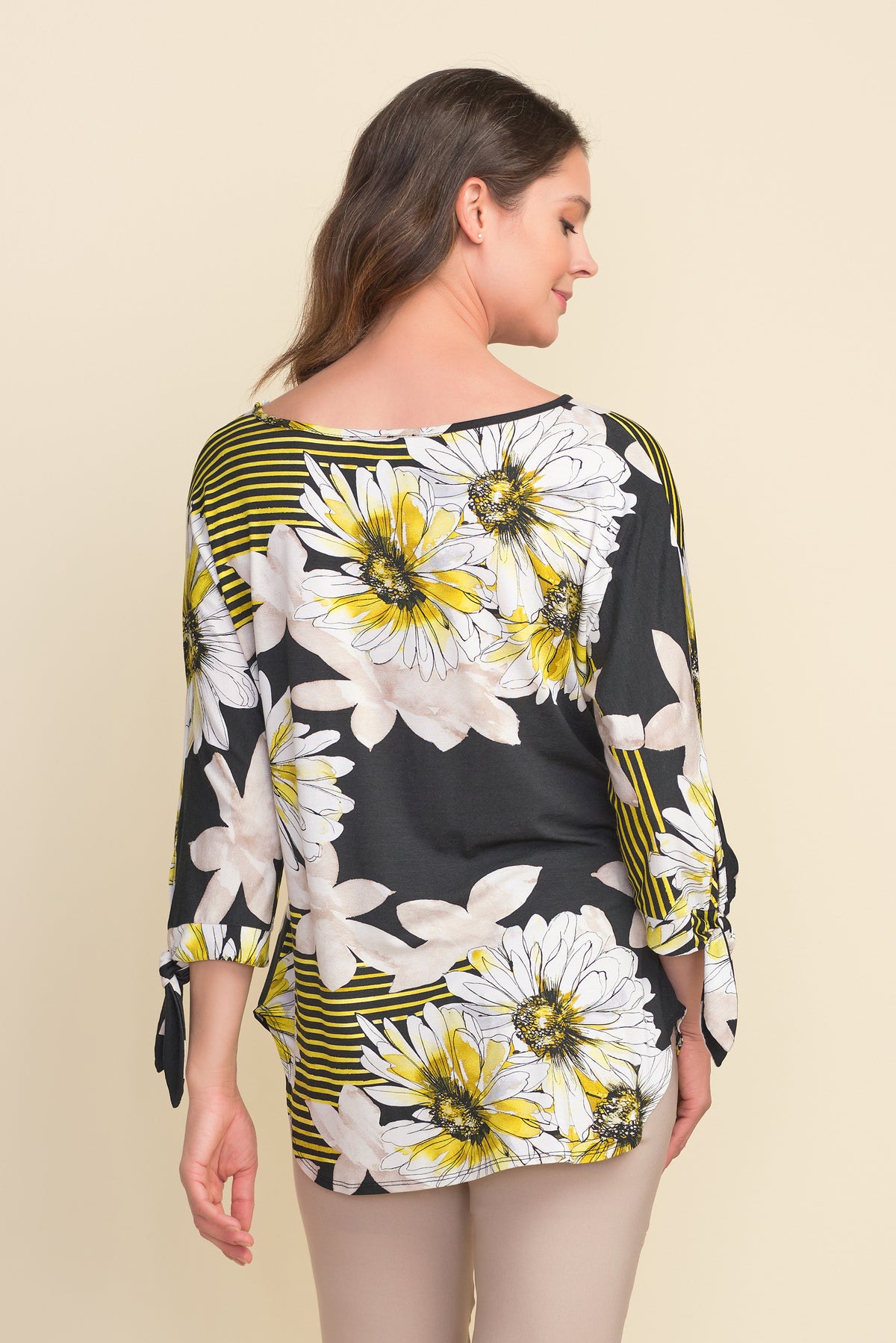 Joseph Ribkoff Daisy Print Pattern Top