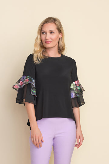 Joseph Ribkoff Flamenco Sleeve Top