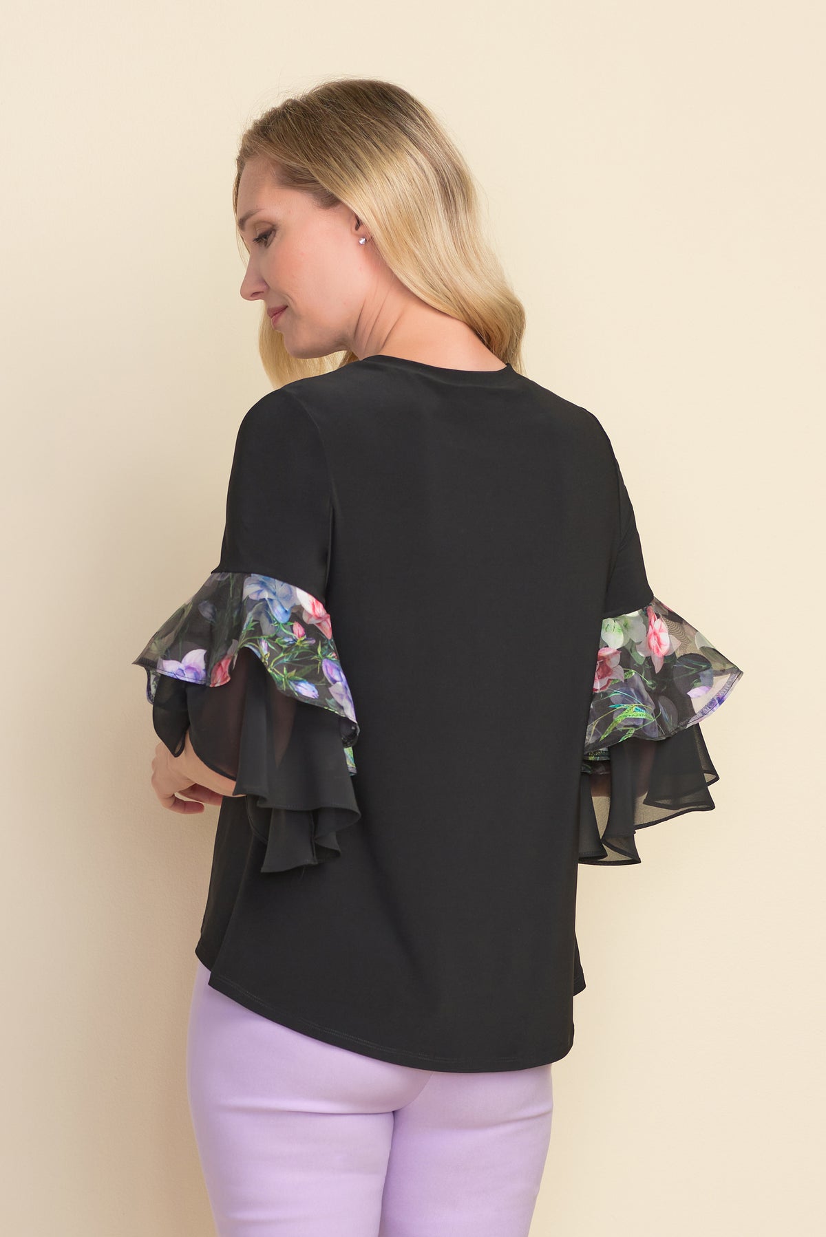 Joseph Ribkoff Flamenco Sleeve Top