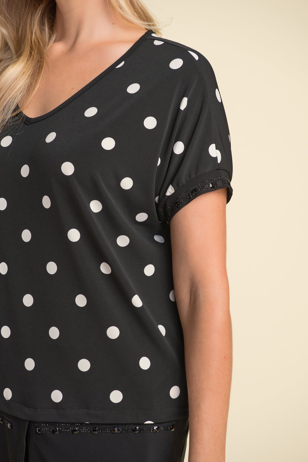 Joseph Ribkoff Polka Dot Top