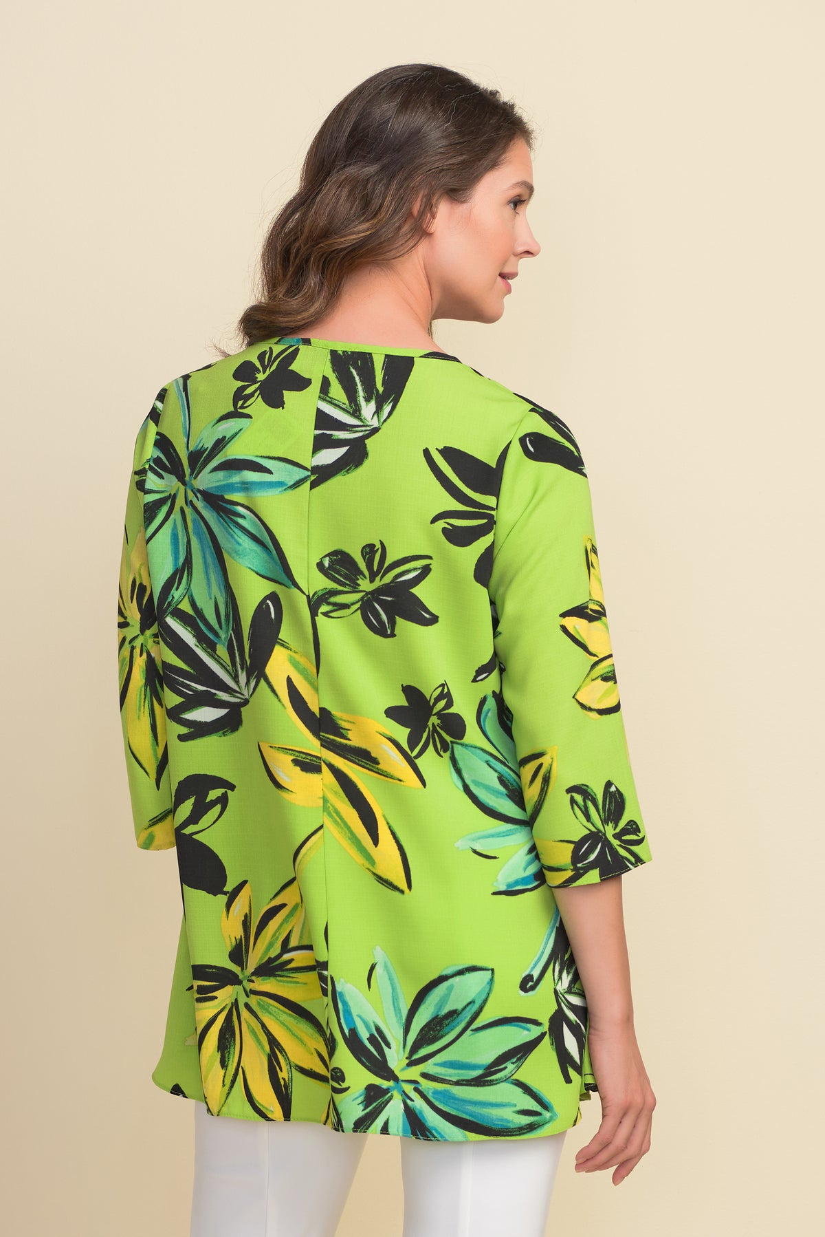 Joseph Ribkoff Citrus Floral Top