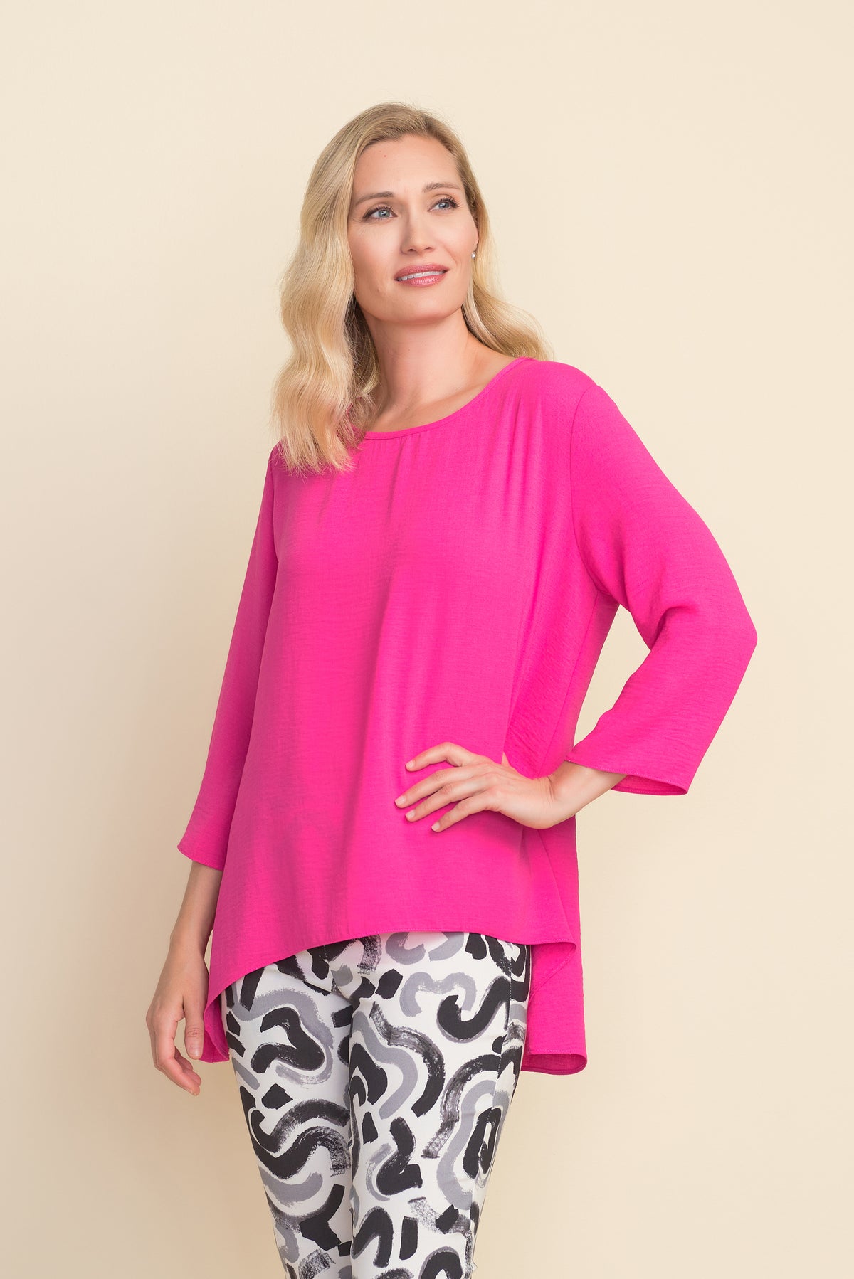 Joseph Ribkoff Block Colour Top