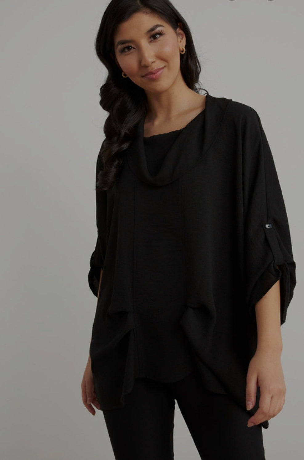 Joseph Ribkoff Cowl Neck Top