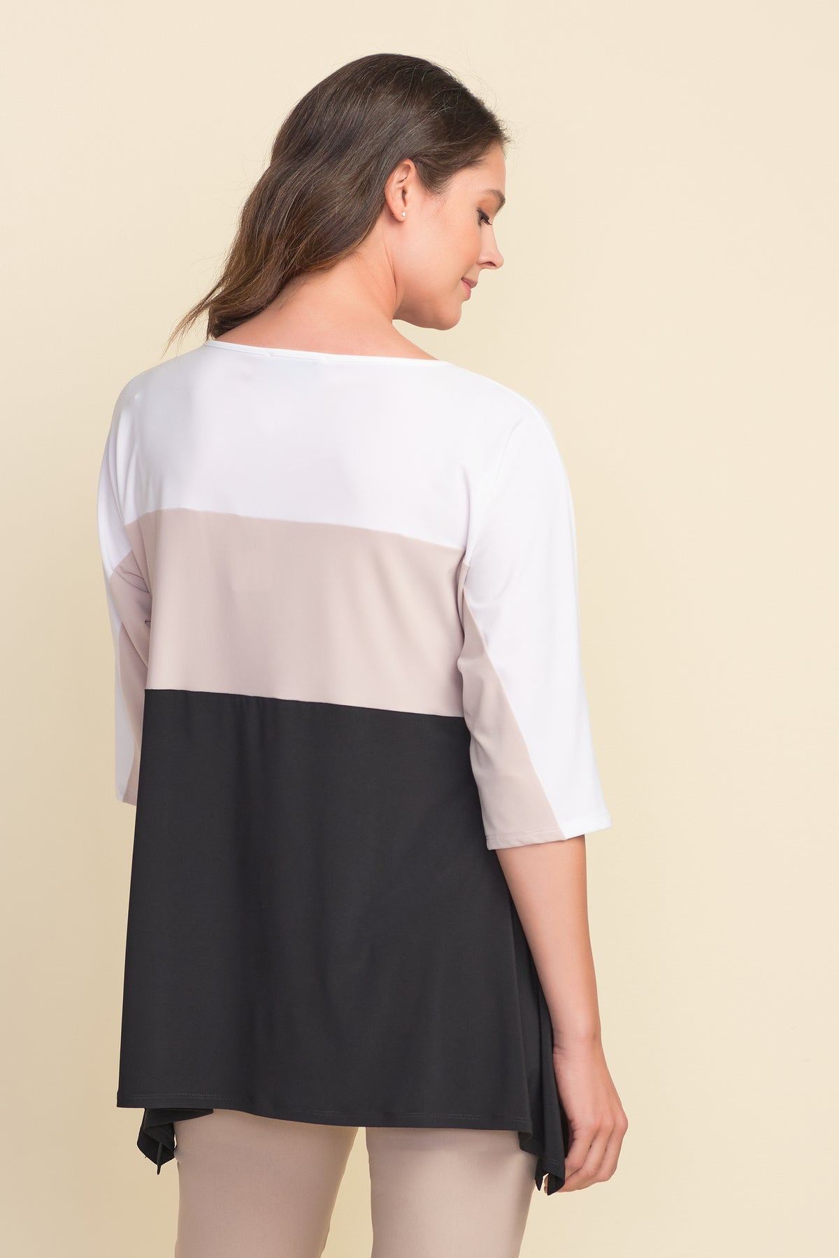 Joseph Ribkoff Asymmetrical Hem Top