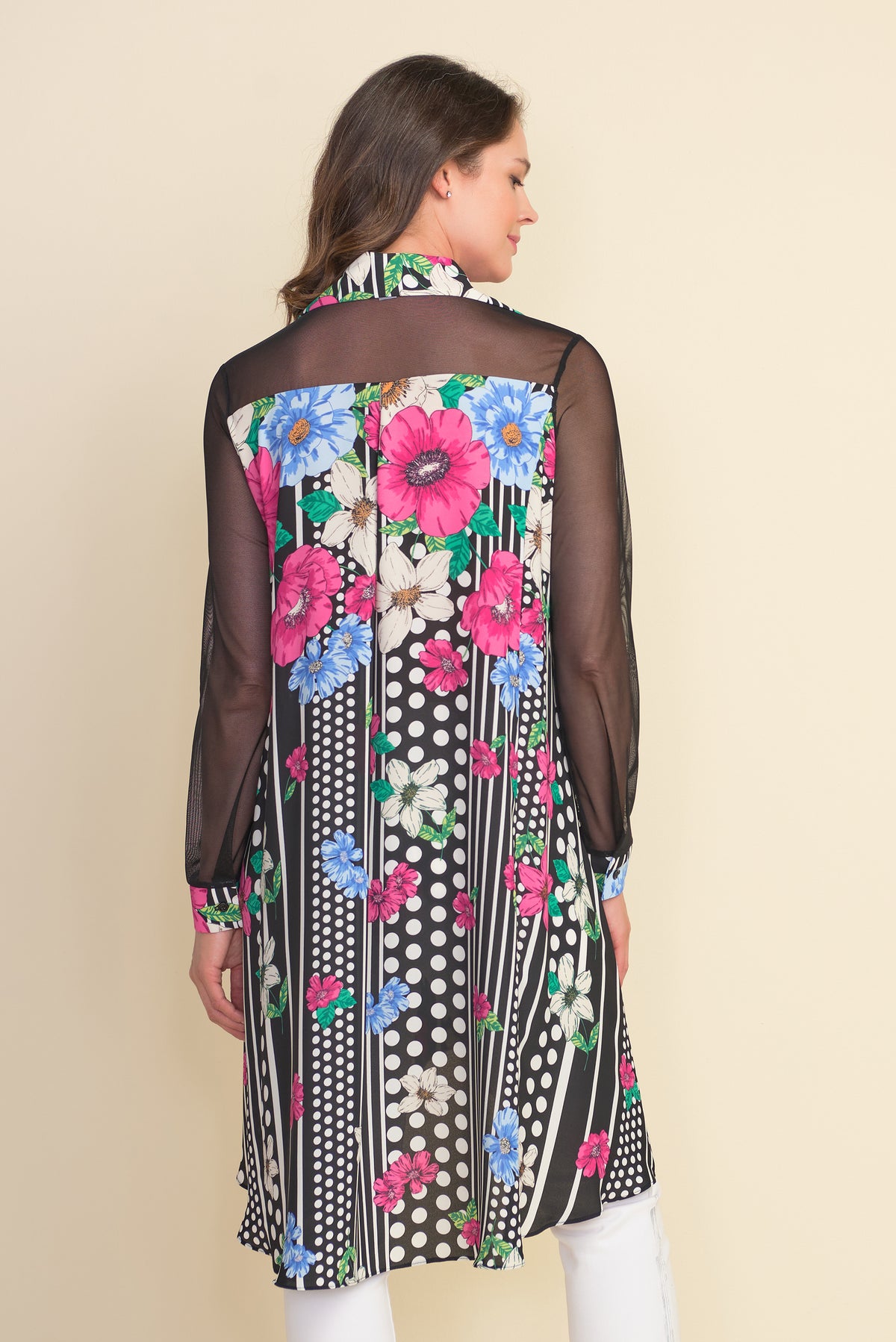 Joseph Ribkoff Mixed Print Tunic