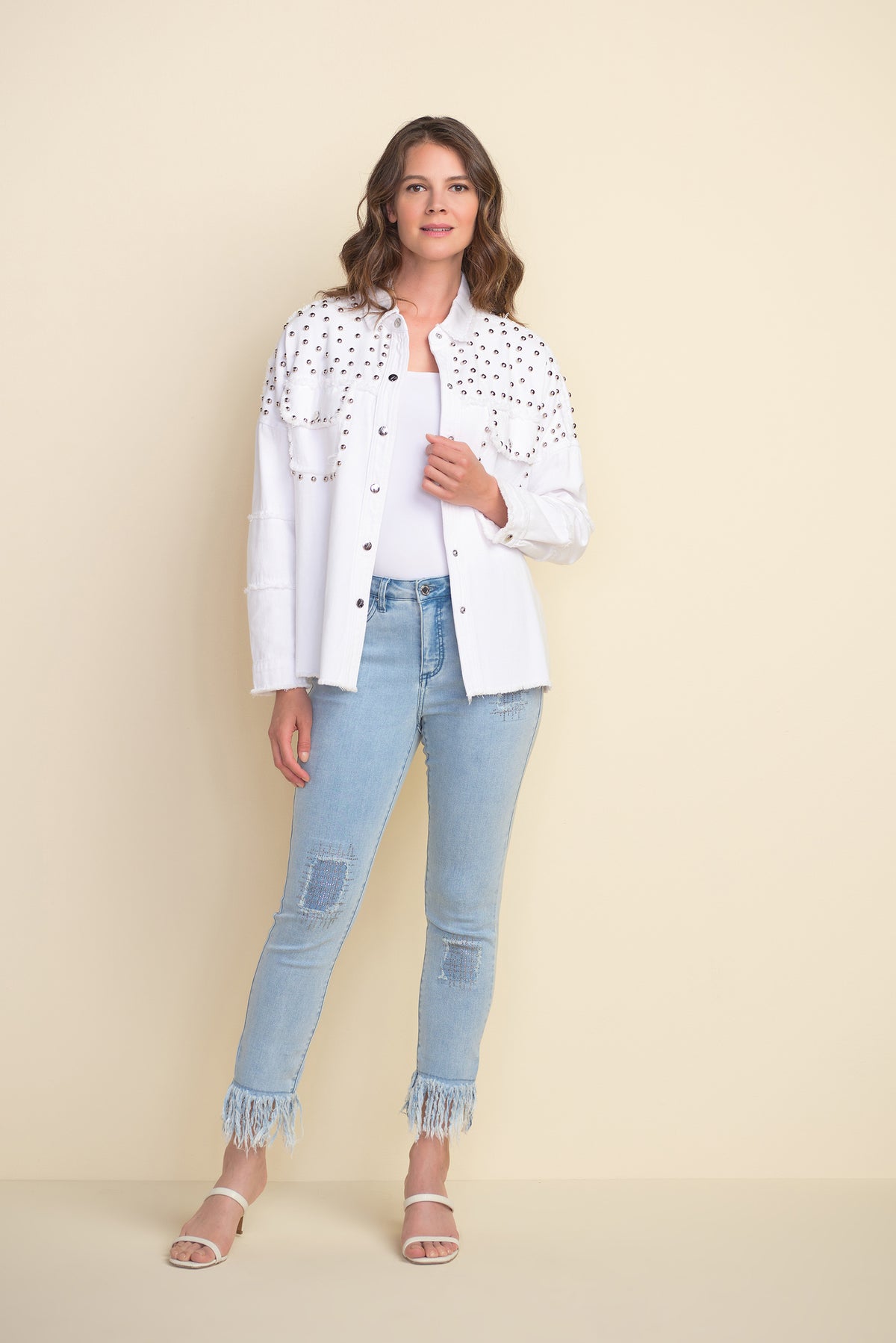 Joseph Ribkoff Studded Blouse