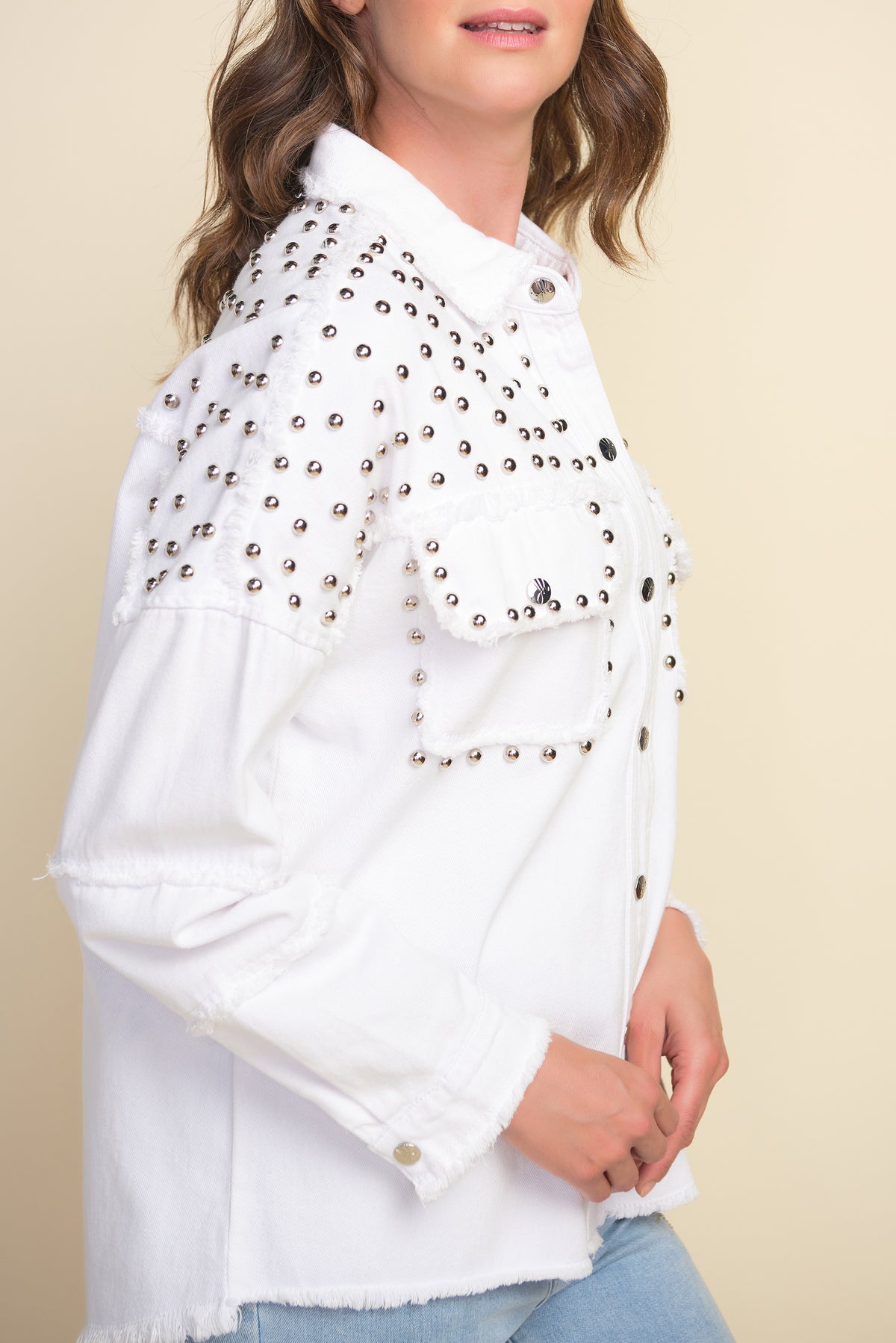 Joseph Ribkoff Studded Blouse