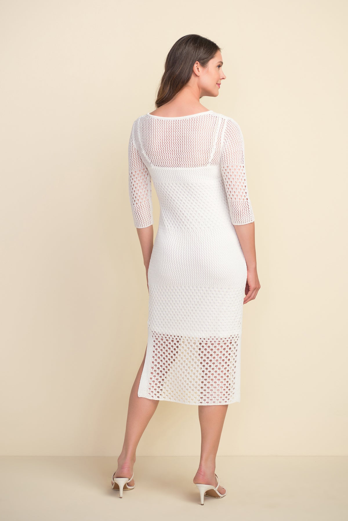 Joseph Ribkoff Crochet Style Dress