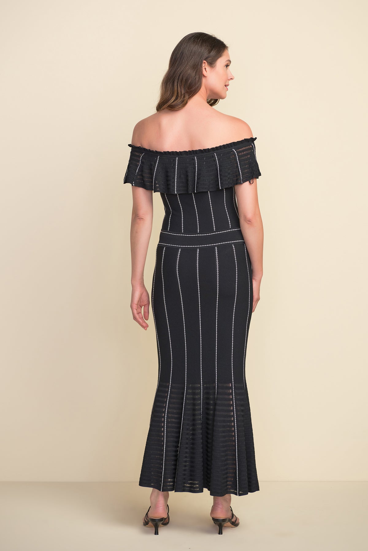 Joseph Ribkoff Vertical Monochromatic Dress