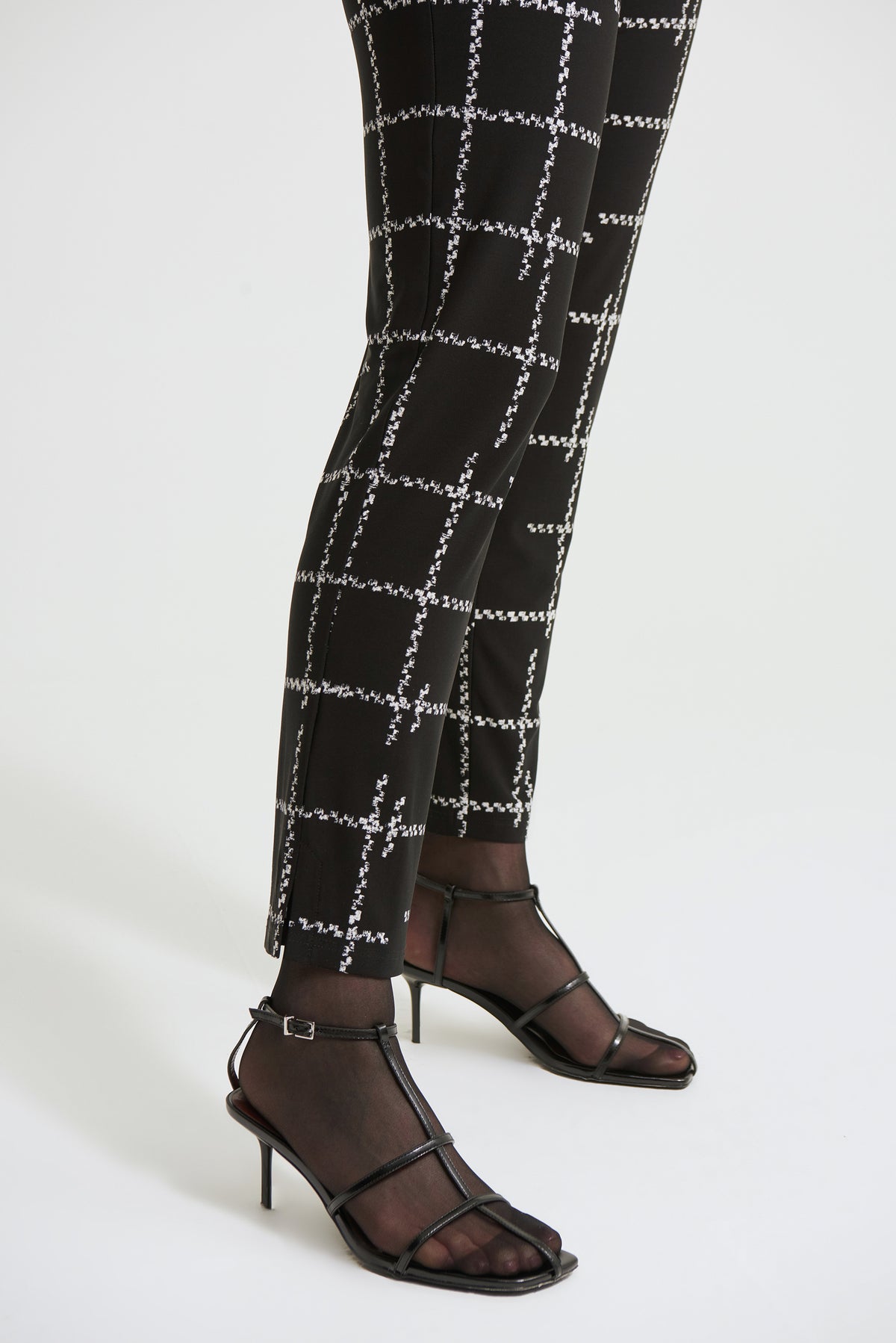 Joseph Ribkoff Check Print Leggings