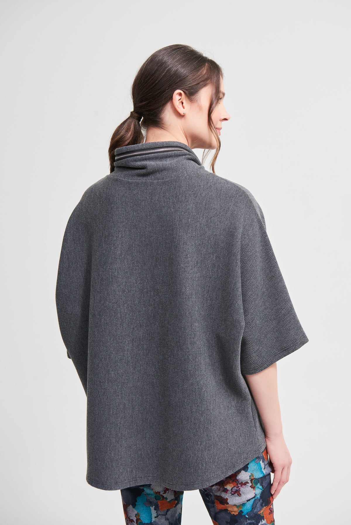 Joseph Ribkoff Zip Neck Design Top