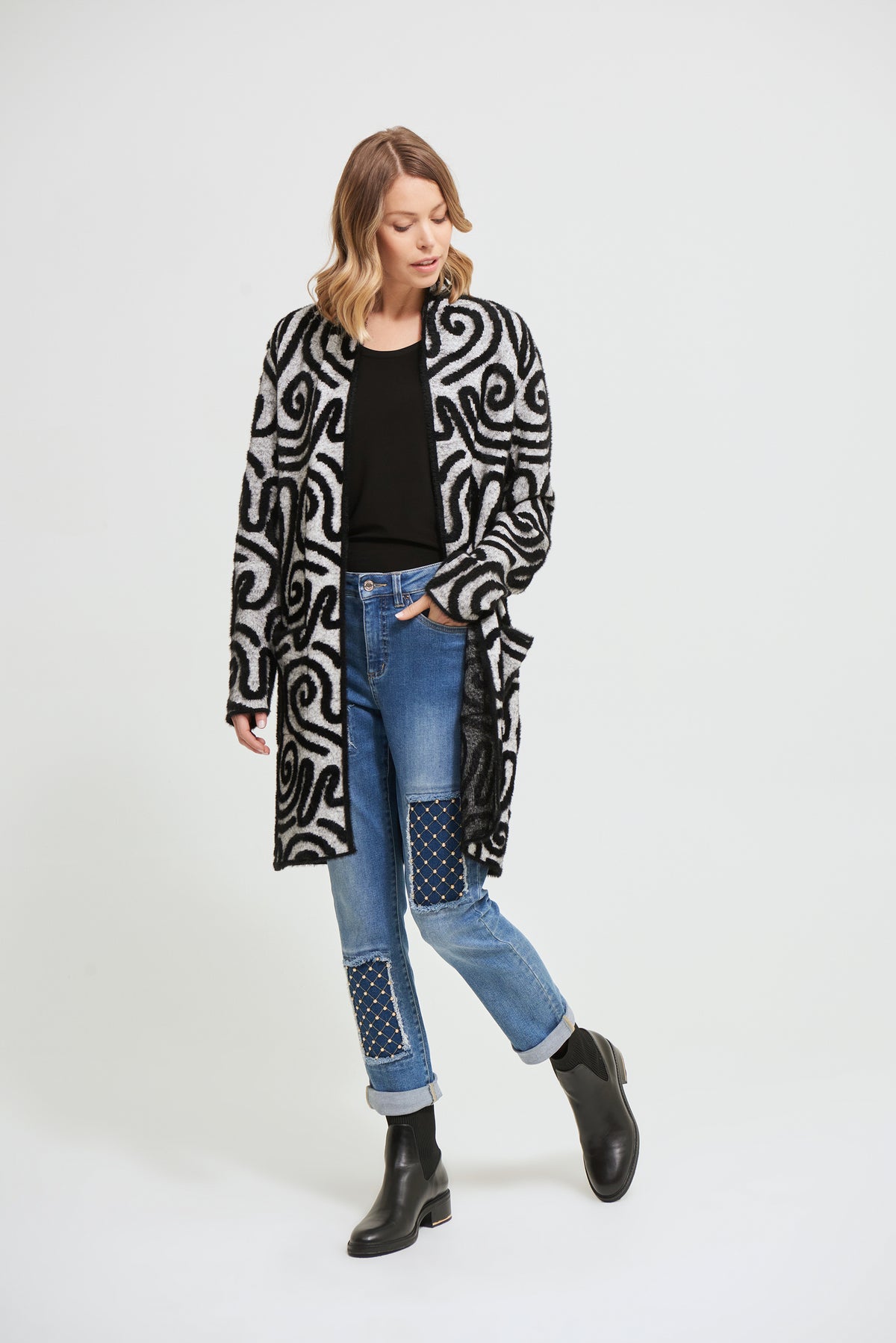 Joseph Ribkoff Swirl Cardigan
