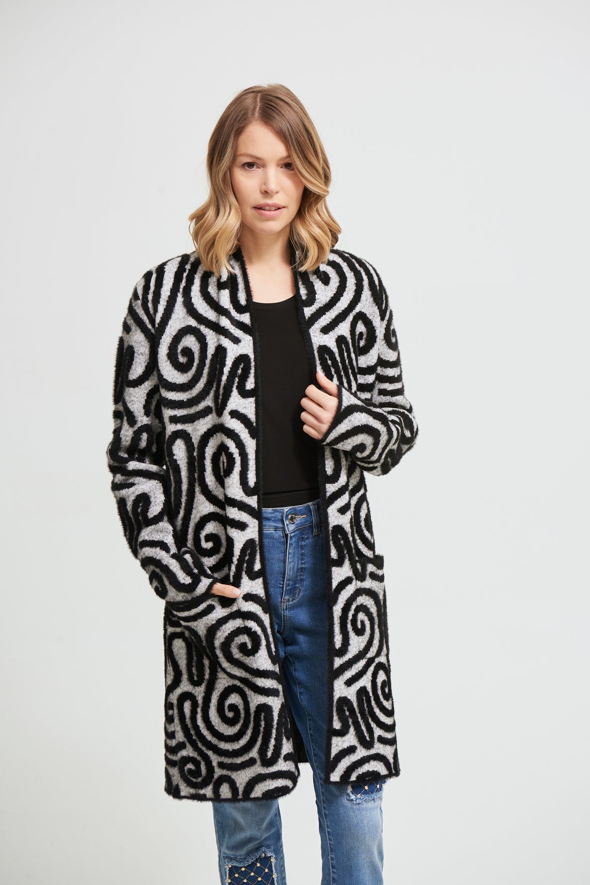 Joseph Ribkoff Swirl Cardigan