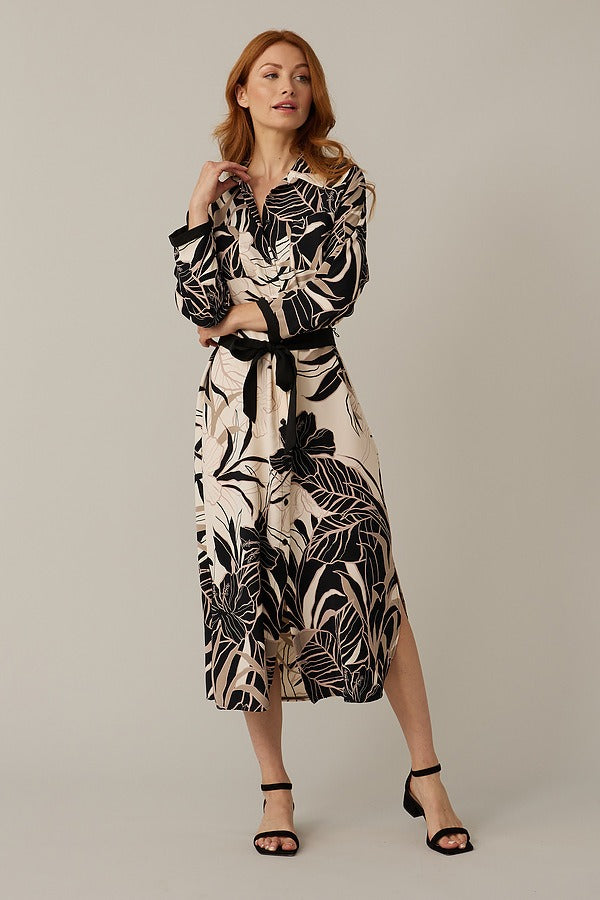 Joseph Ribkoff Tropical Print Dress