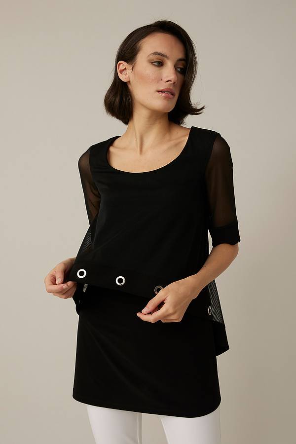 Joseph Ribkoff Overlay Top Style
