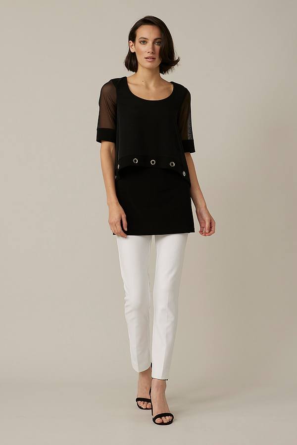 Joseph Ribkoff Overlay Top Style