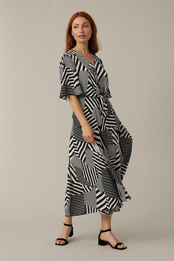 Joseph Ribkoff Patchwork Style Dress