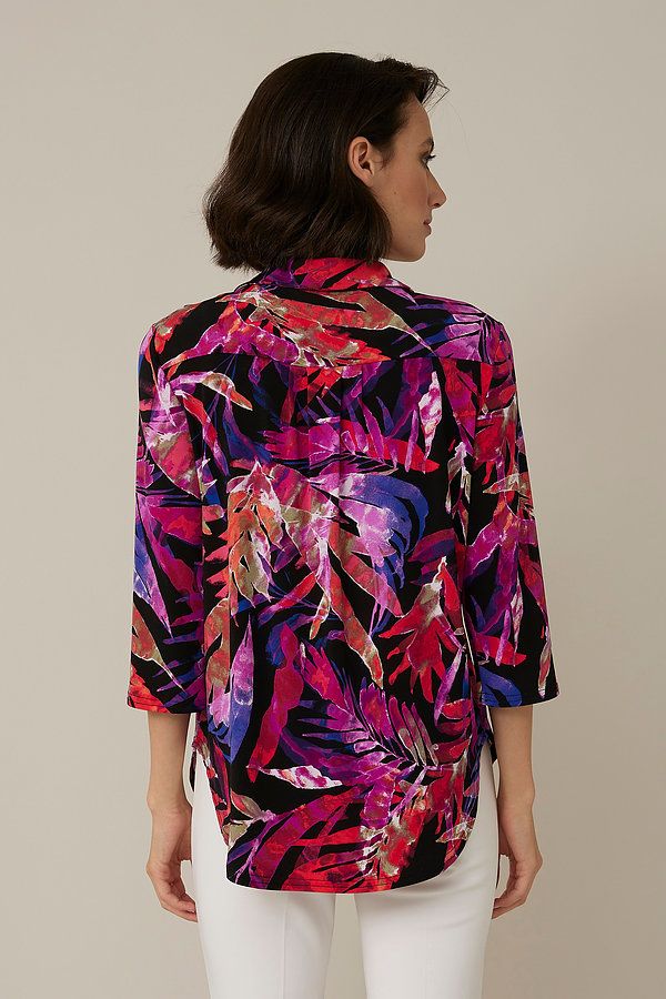 Joseph Ribkoff Zip Up Palm Top Style