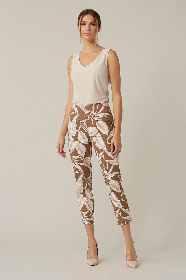 Palm Print Plunge Chiffon Beach Trouser | boohoo