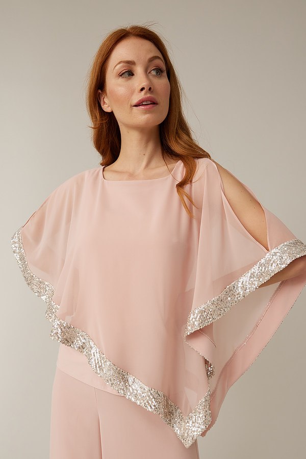 Joseph Ribkoff Sequin Trim Top
