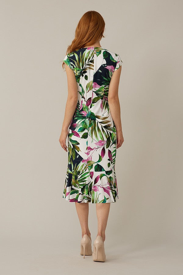 Joseph Ribkoff Tropical Wrap Dress