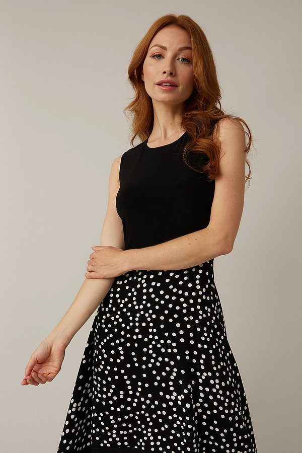 Joseph Ribkoff Polka-Dot Sleeveless Dress