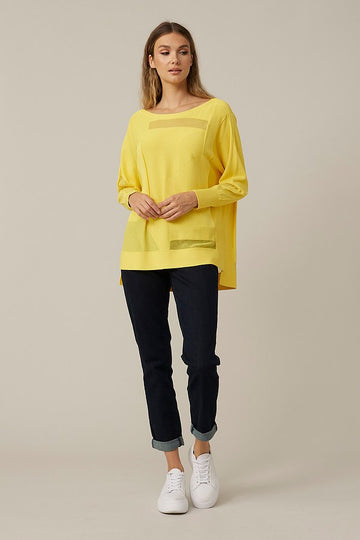 Joseph Ribkoff Yellow Top