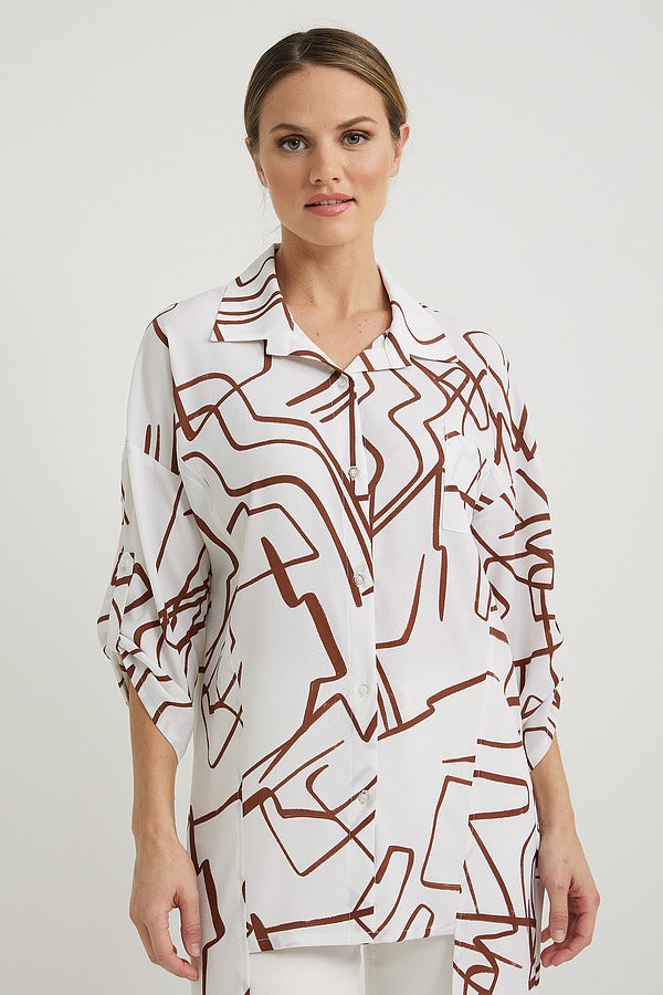 Joseph Ribkoff Printed Top Style