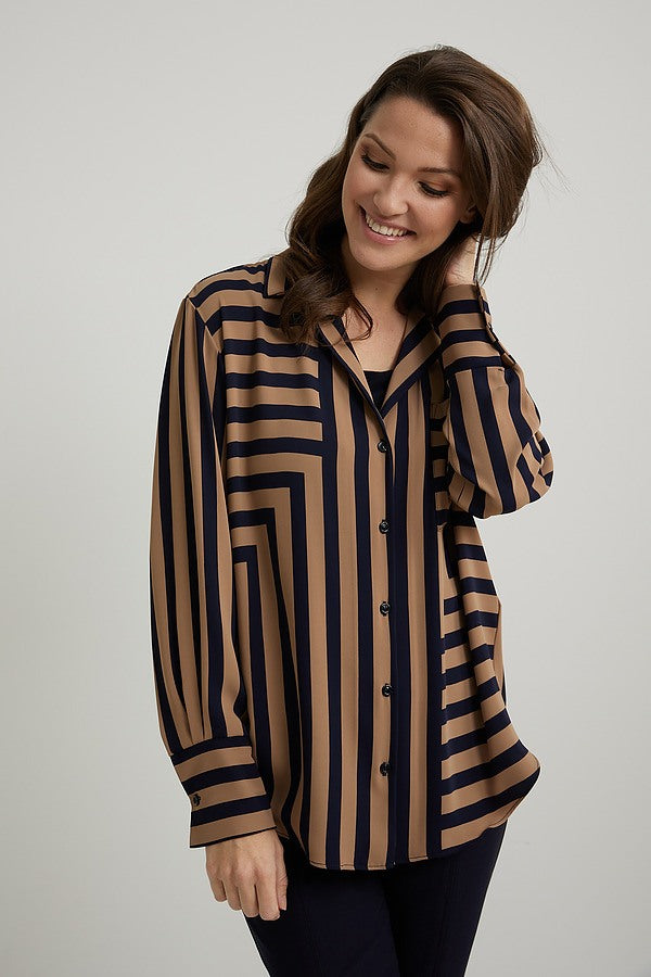 Joseph Ribkoff Striped Blouse