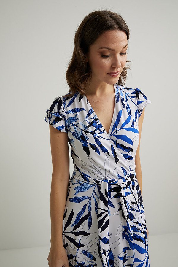 Joseph Ribkoff Wrap Front Dress