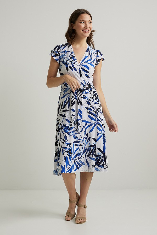 Joseph Ribkoff Wrap Front Dress