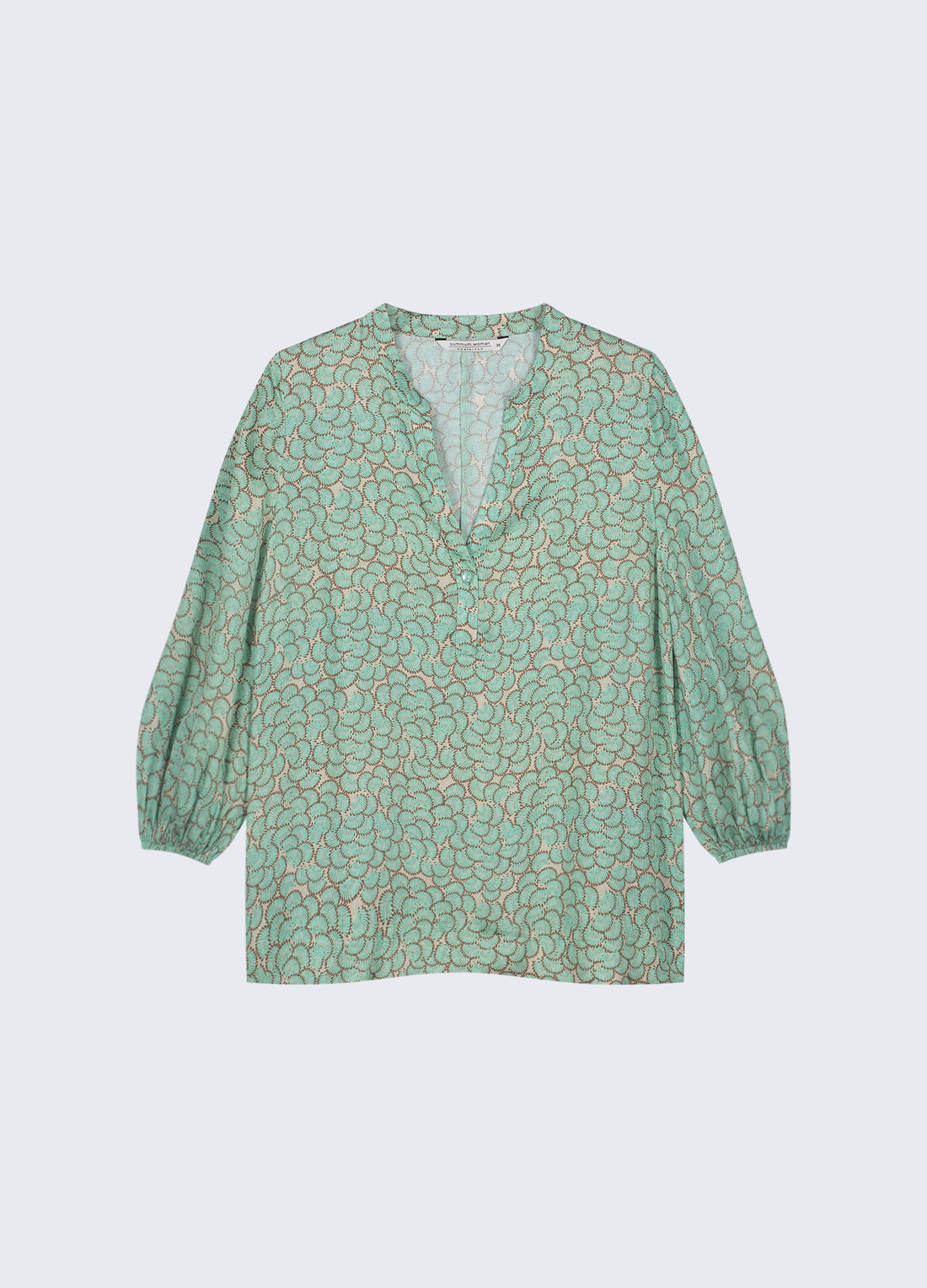 Summum Shell Print Top