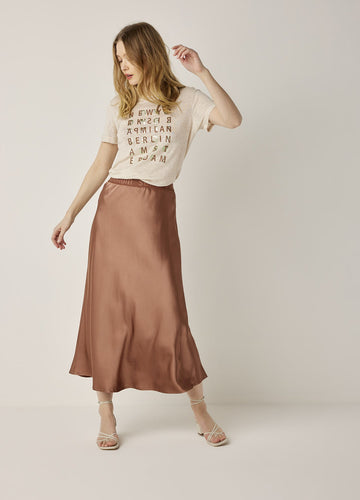 Summum Beige Linen Top