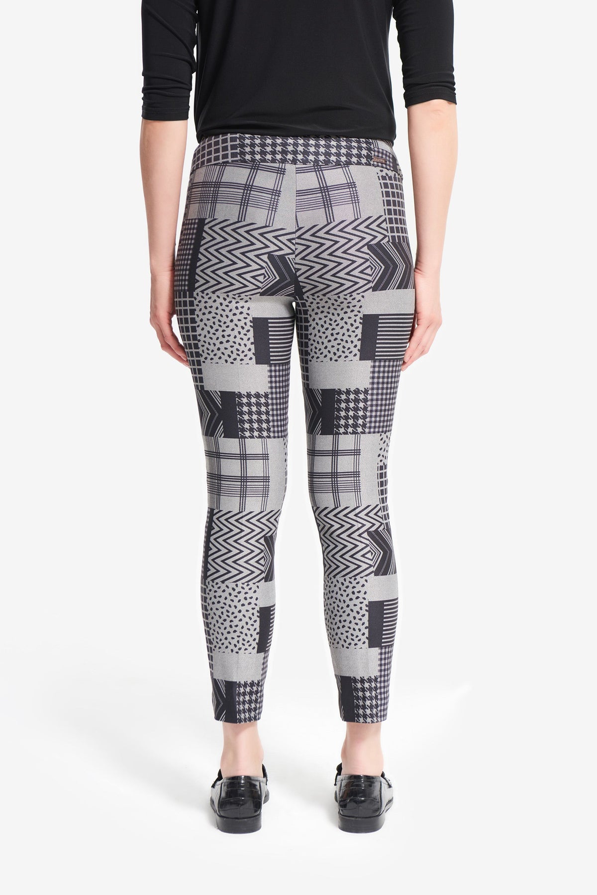 Joseph Ribkoff Mixed Media Trousers