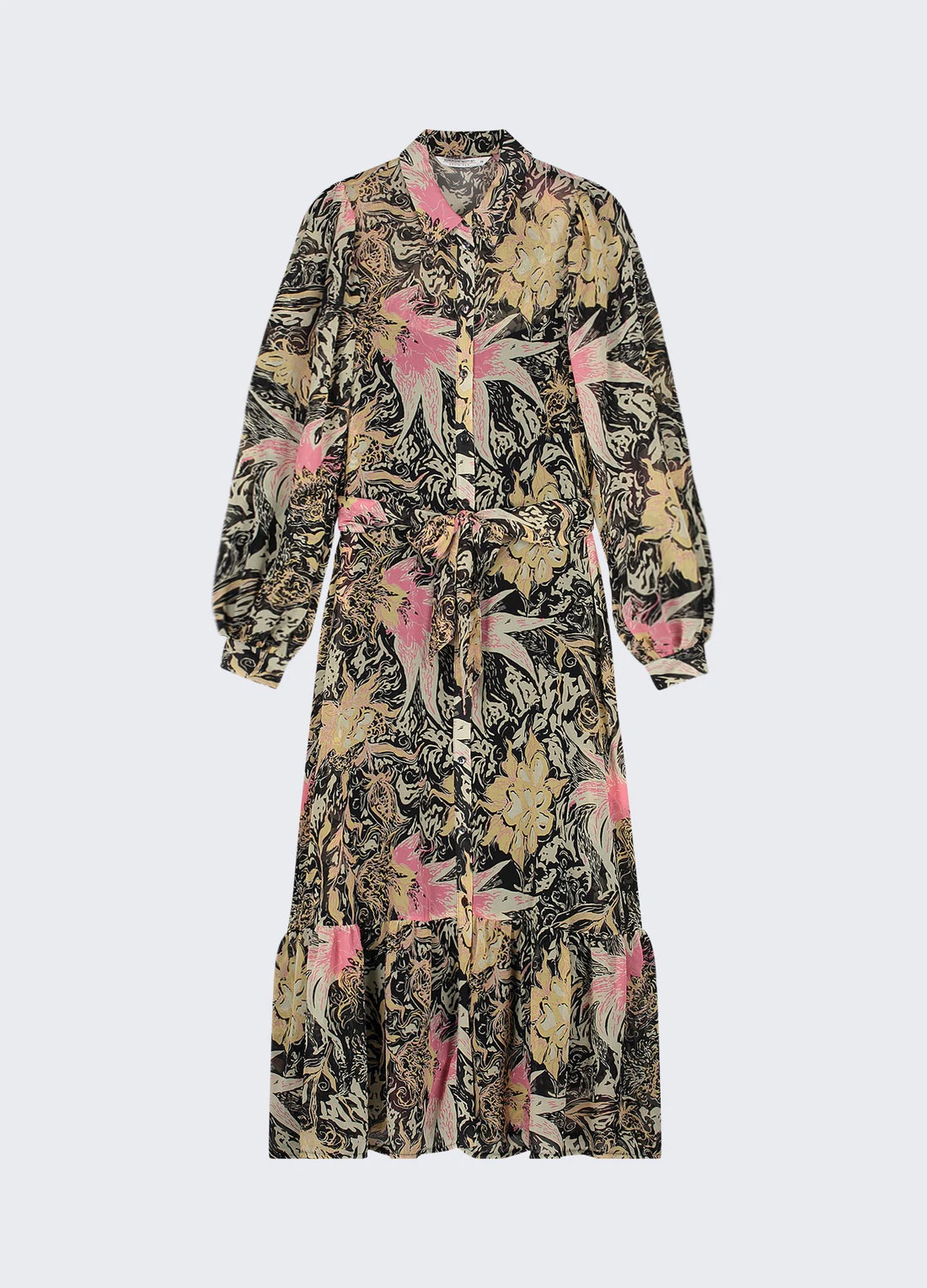 Summum Multi Coloured Dreess With Flowers