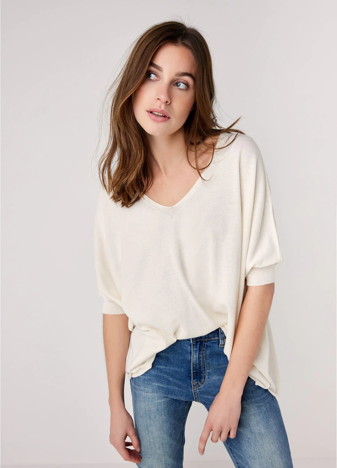 Summum Organic Cotton Beige Top