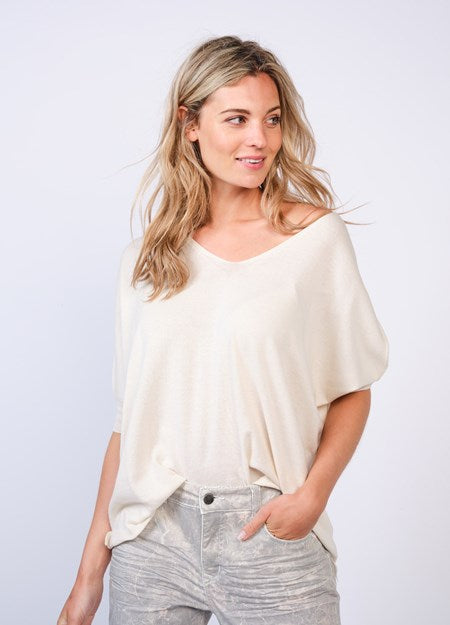 Summum Sweater V Neck full Needle Thread Knit