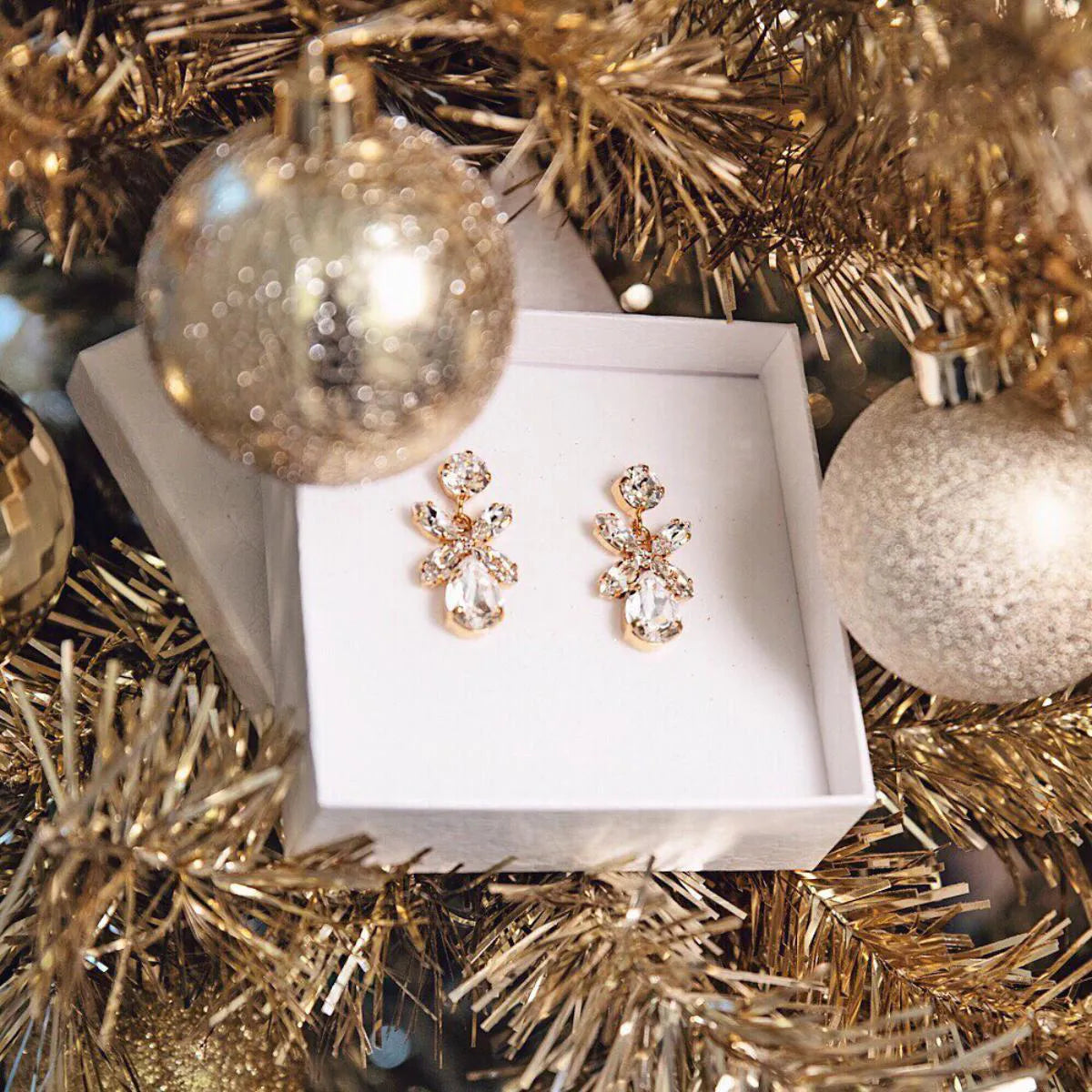 Caroline Svedbom Mini Dione Crystal Earrings