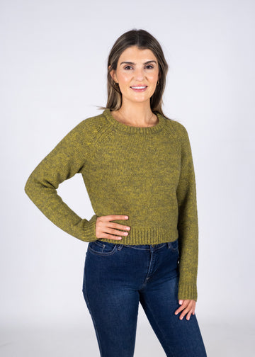Molly Bracken Khaki Knitted Sweater