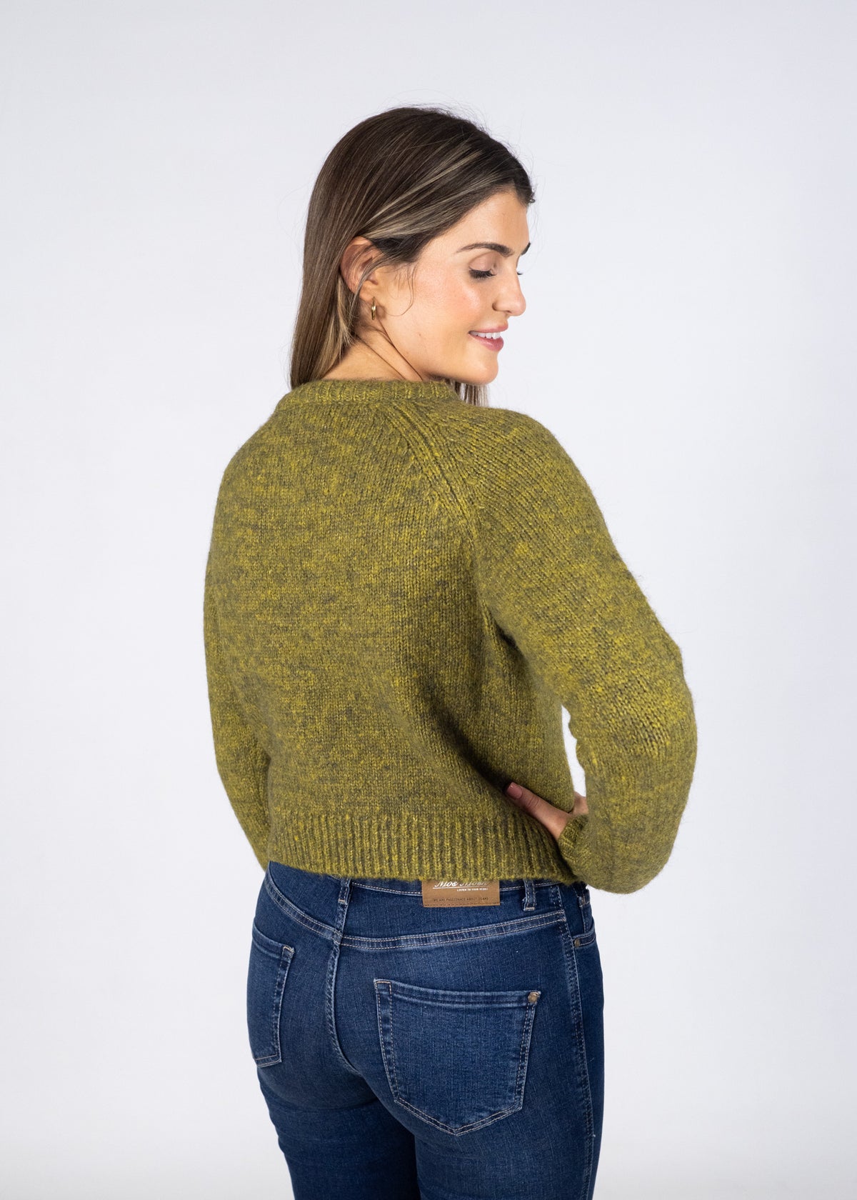 Molly Bracken Khaki Knitted Sweater