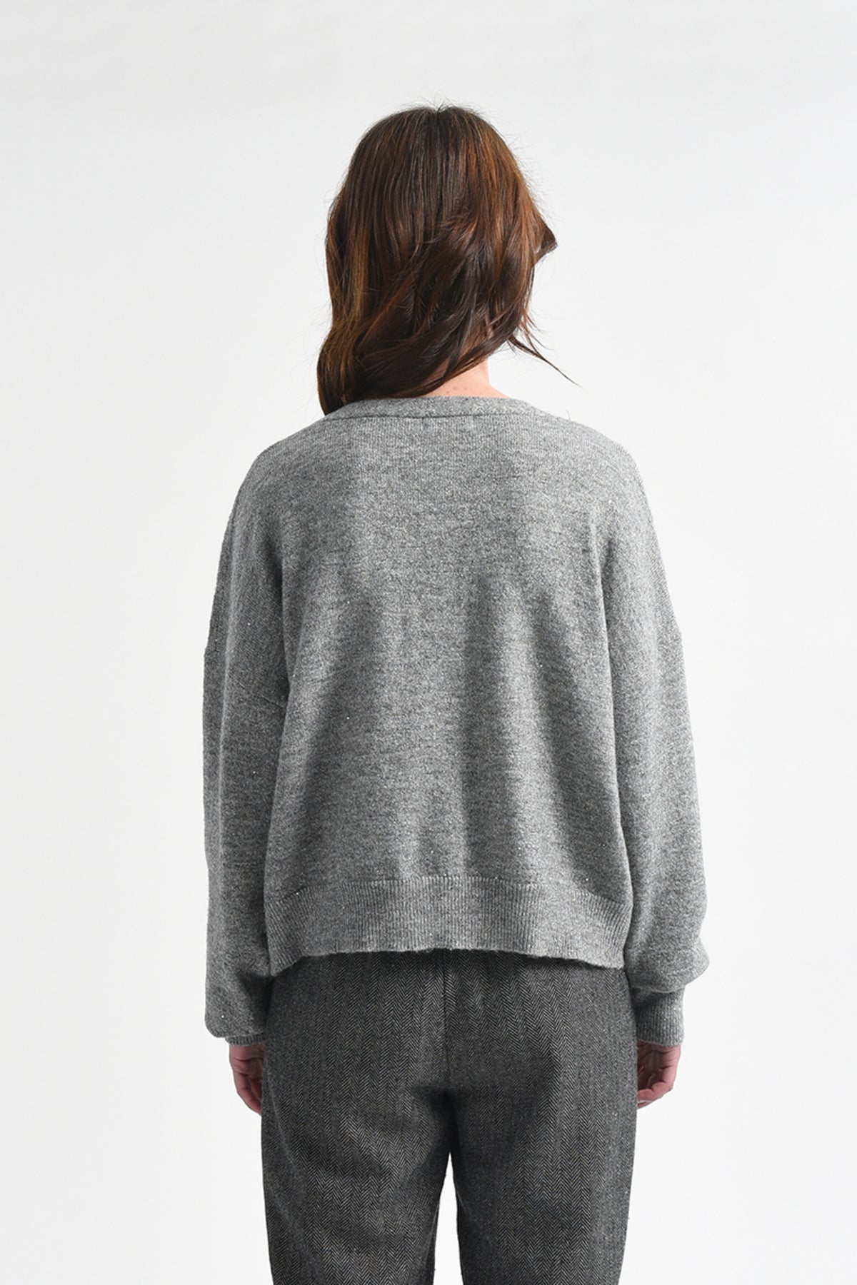 Molly Bracken Grey Knitted Cardigan