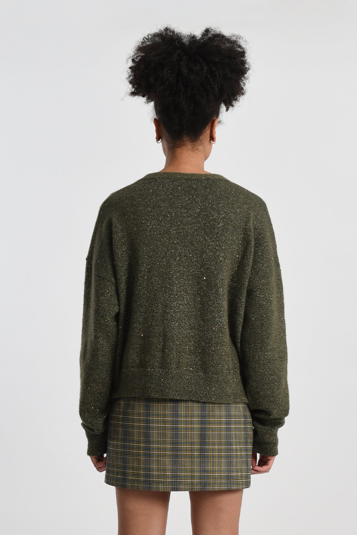 Molly Bracken Khaki Knitted Cardigan