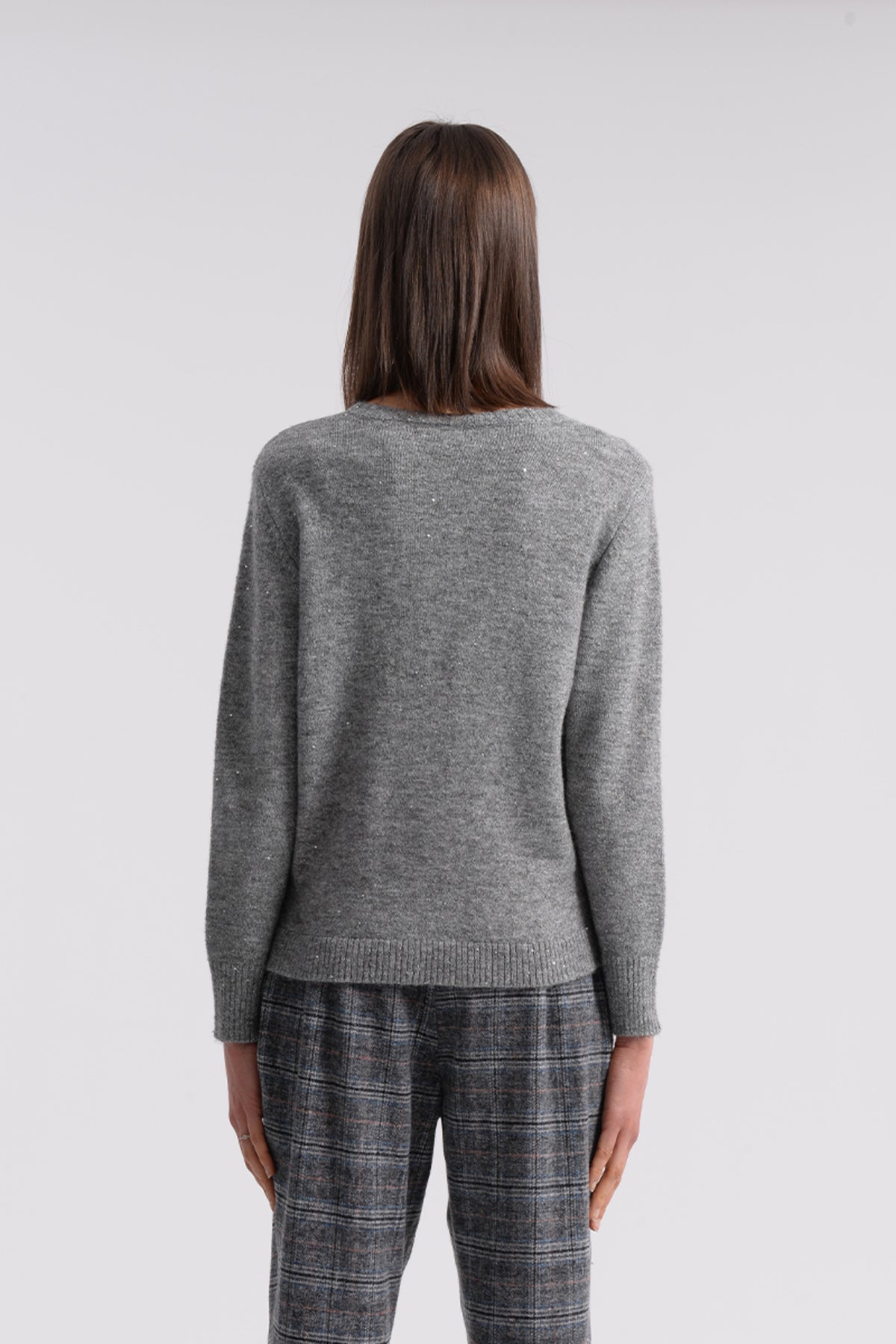 Molly Bracken Grey Knitted Sweater