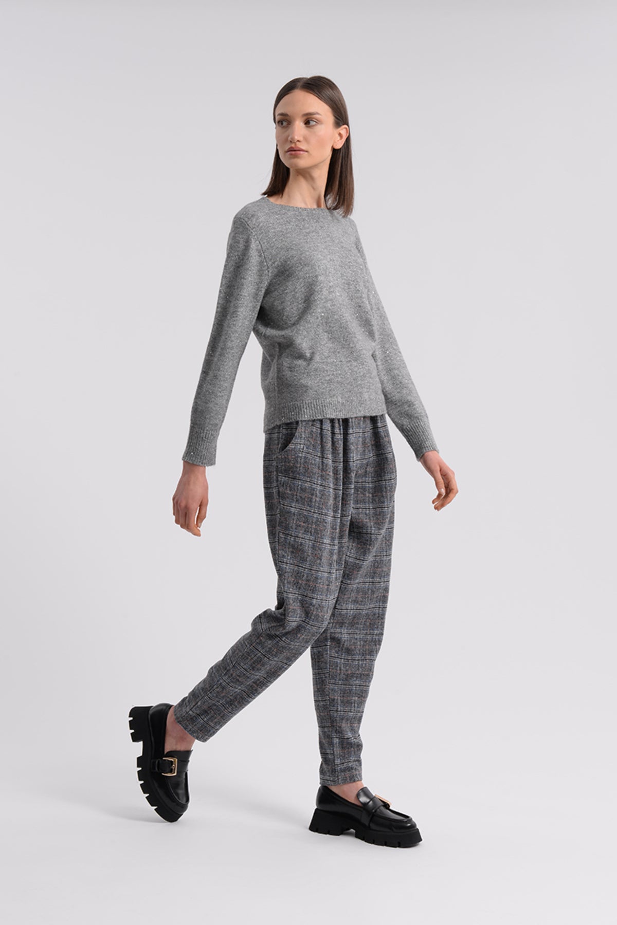 Molly Bracken Grey Knitted Sweater