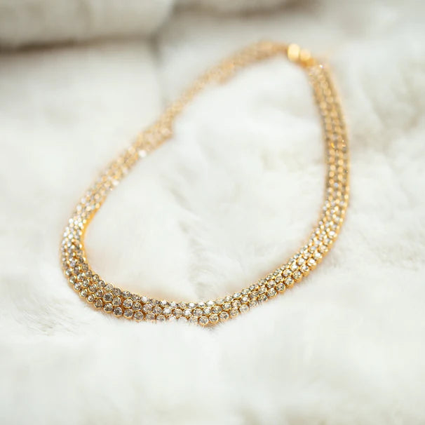 Caroline Svedbom Siri Choker Gold