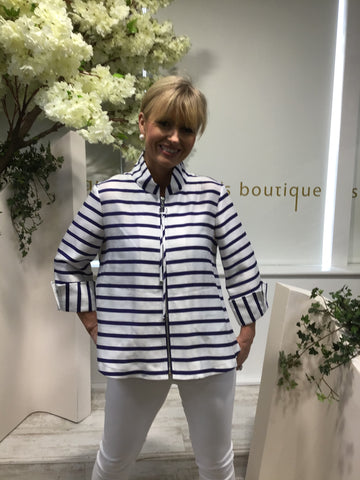 Joseph Ribkoff Zipped Jacket