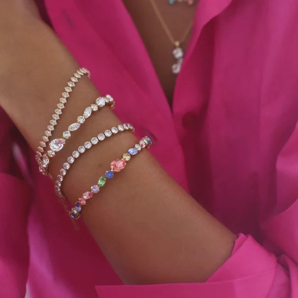 Caroline Svedbom Navette Crystal Bracelet
