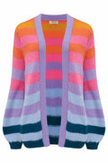 Sugarhill Brighton Rainbow Stripe Cardigan Yvette